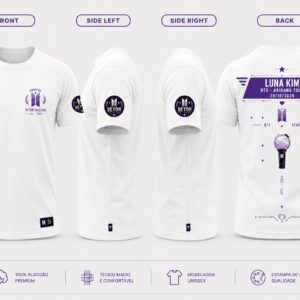 Camiseta Staff Projeto Setor Calçada - BTS Arirang Tour 28/10/2026