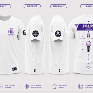 Camiseta Staff Projeto Setor Calçada - BTS Arirang Tour 31/10/2026