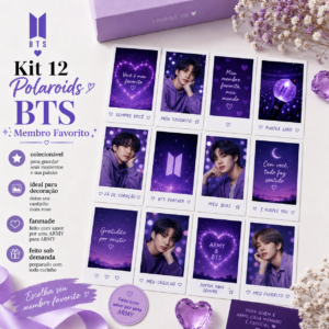 Kit 12 Polaroids BTS Membro Favorito