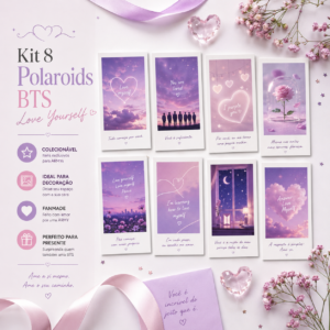 Kit 8 Polaroids BTS Love Yourself