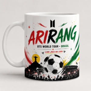 Caneca Arirang BTS World Tour Brasil 325ml
